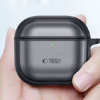 Tech-Protect Magmat dėklas AirPods 4 – pilkas su kabliuku -- AirPods 4