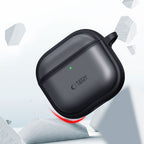Tech-Protect Magmat dėklas AirPods 4 – pilkas su kabliuku -- AirPods 4