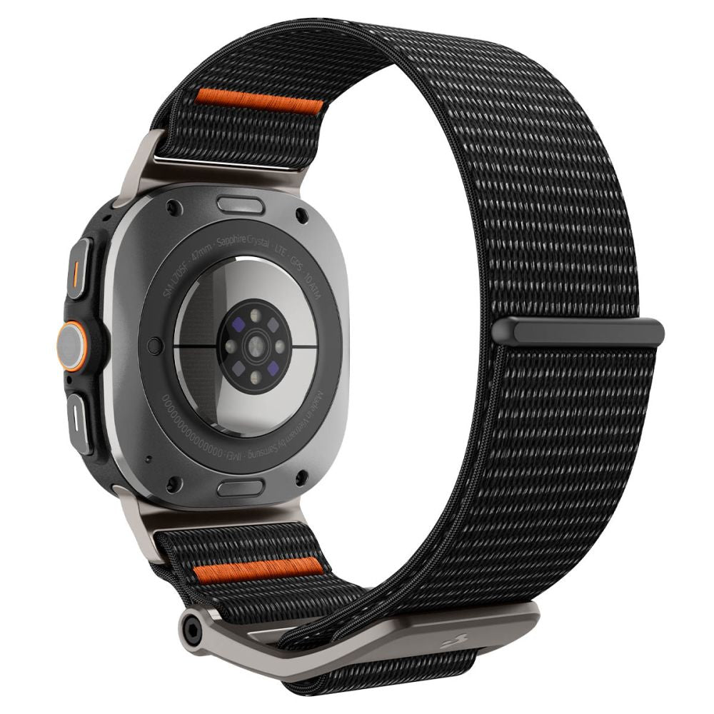 Spigen DuraPro dirželis, skirtas Samsung Galaxy Watch Ultra 47mm – juodas