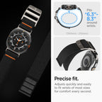 Spigen DuraPro dirželis, skirtas Samsung Galaxy Watch Ultra 47mm – juodas