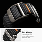 Spigen DuraPro dirželis, skirtas Samsung Galaxy Watch Ultra 47mm – juodas
