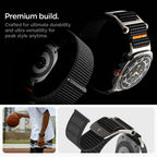 Spigen DuraPro dirželis, skirtas Samsung Galaxy Watch Ultra 47mm – juodas