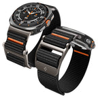 Spigen DuraPro dirželis, skirtas Samsung Galaxy Watch Ultra 47mm – juodas