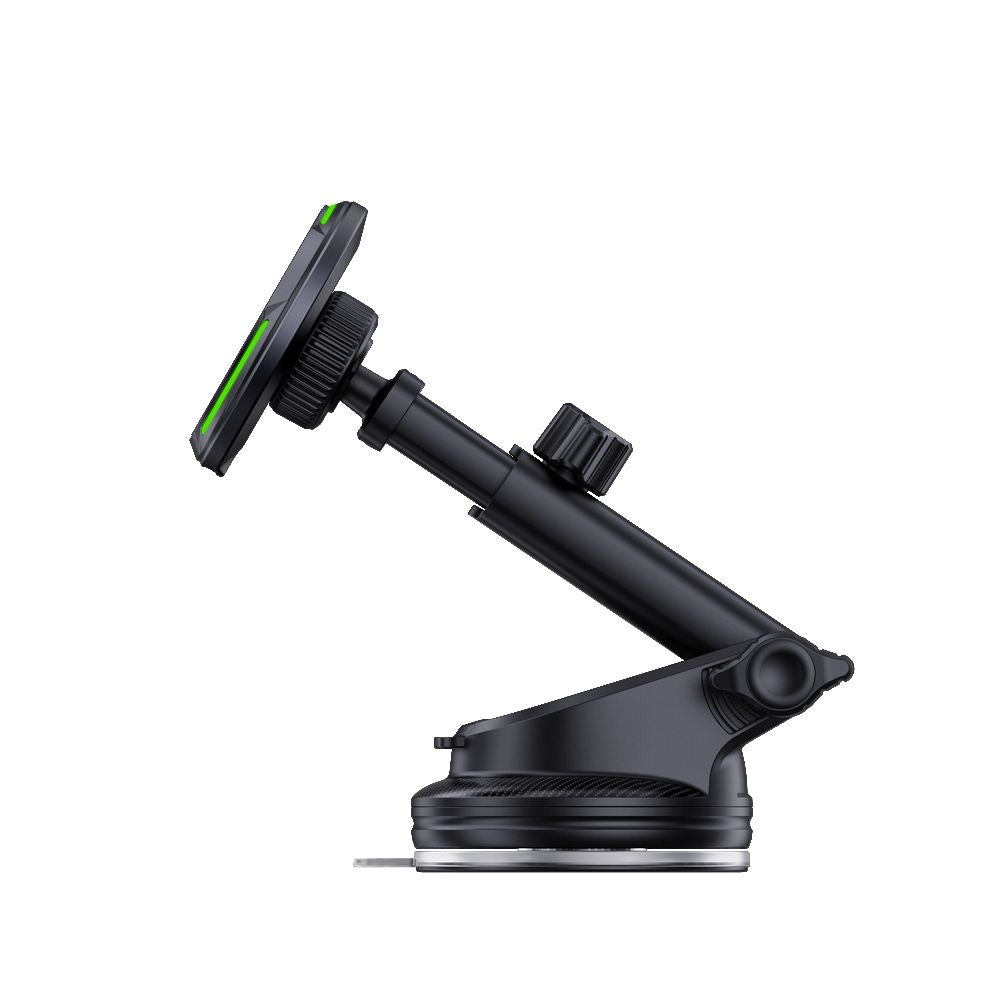 Tech-Protect automobilinis laikiklis su indukciniu įkrovikliu MM15W-V7 QI2 - juodas -- Cell phone holders