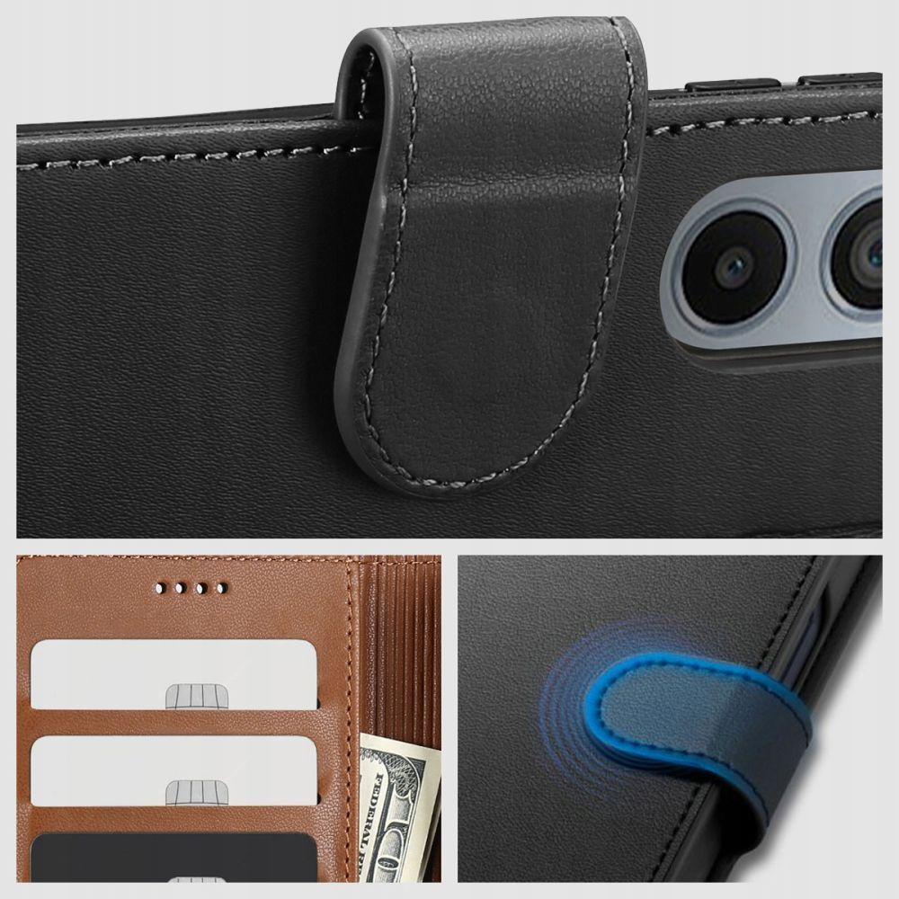 Tech-Protect pinigininis dėklas Galaxy A16 – juodas -- Samsung Galaxy A16