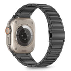 Tech-Protect nerūdijančio plieno apyrankė Apple Watch 44/45/46/49 mm – juoda -- Apple Watch 44
