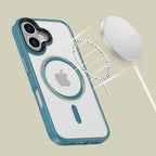 Tech-Protect MagMat MagSafe dėklas iPhone 16 – mėlynas -- iPhone 16