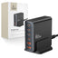 Tech-Protect DC80W-GAN 6-PORT PD80W/QC3.0 įkrovimo stotelė - juodas -- Cell phone chargers