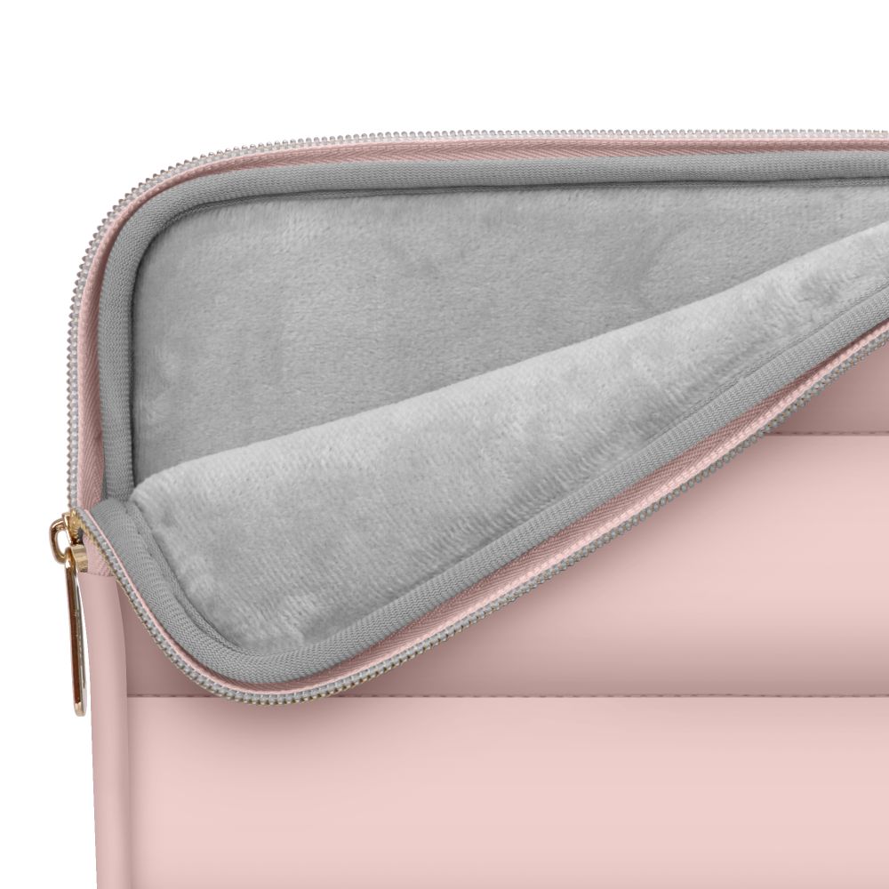 Tech-Protect Puffy nešiojamojo kompiuterio krepšys 13-14 - Rožinis -- Laptop Bags