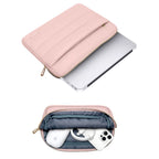 Tech-Protect Puffy nešiojamojo kompiuterio krepšys 13-14 - Rožinis -- Laptop Bags