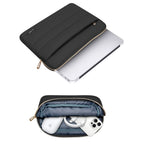 Tech-Protect Puffy 15-16 nešiojamojo kompiuterio krepšys - Juodas -- Laptop Bags