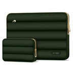 Nešiojamojo kompiuterio krepšys 15-16 Tech-Protect Puffy - Alyvuogių spalvos -- Laptop Bags
