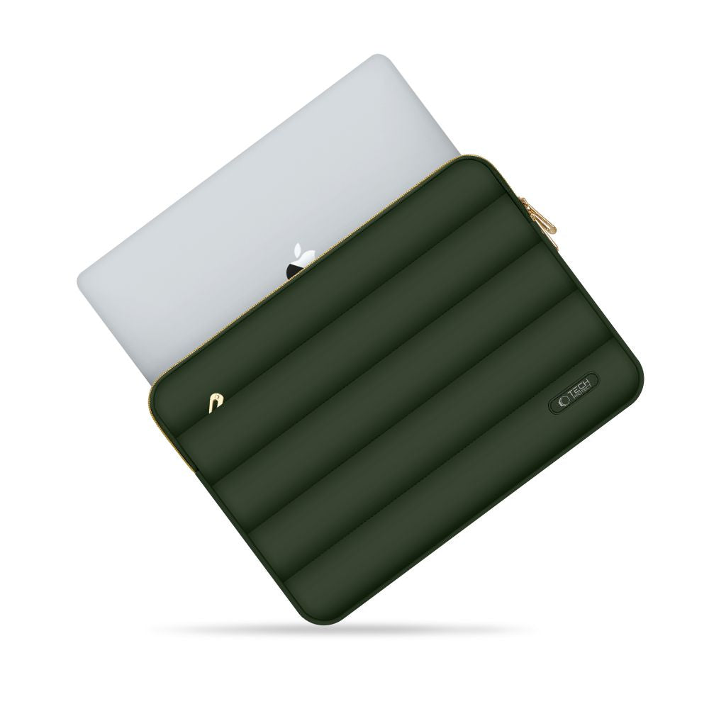 Nešiojamojo kompiuterio krepšys 15-16 Tech-Protect Puffy - Alyvuogių spalvos -- Laptop Bags