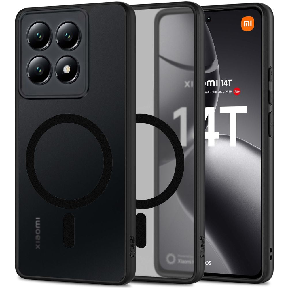 Tech-Protect MagMat MagSafe dėklas Xiaomi 14T – juodas -- Xiaomi 14T