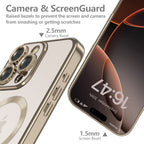 Tech-Protect MagFlex MagSafe dėklas iPhone 16 Pro Max – auksinis -- iPhone 16 Pro Max