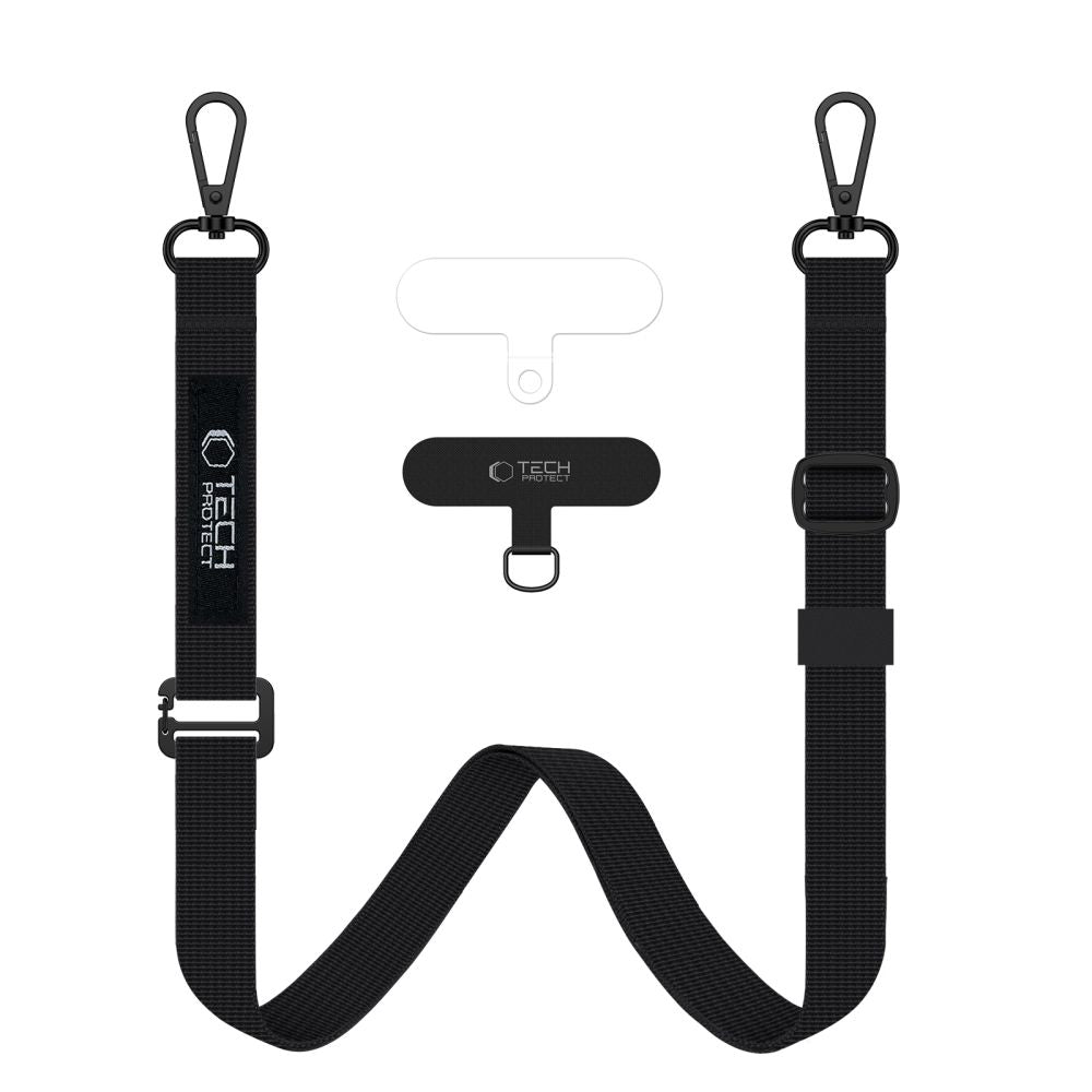 Tech-Protect C65 Rope Crossbody Leash - juodas -- Other phone accessories