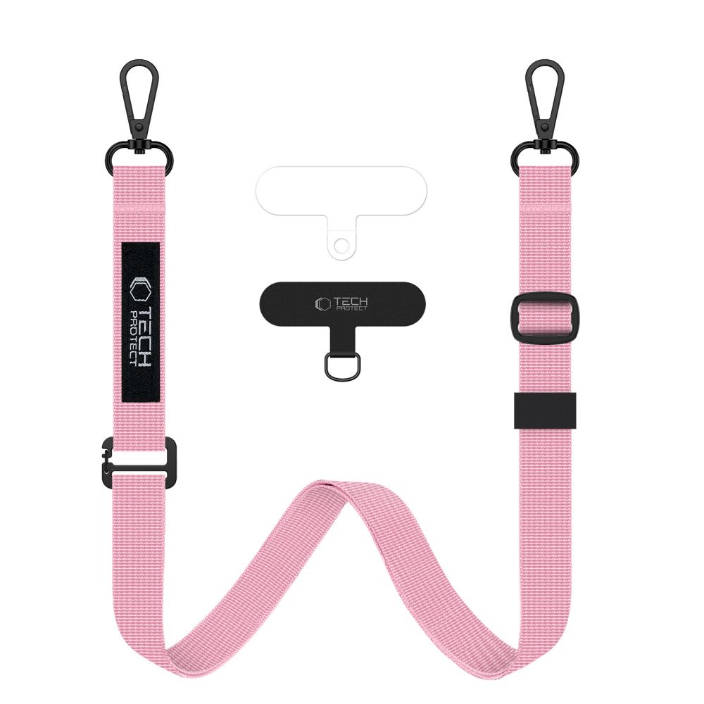 Tech-Protect C65 Rope Crossbody Leash - rožinė -- Other phone accessories
