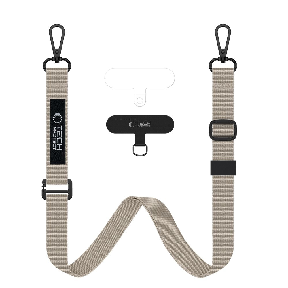 Tech-Protect C65 Rope Crossbody Leash - smėlio spalvos -- Other phone accessories