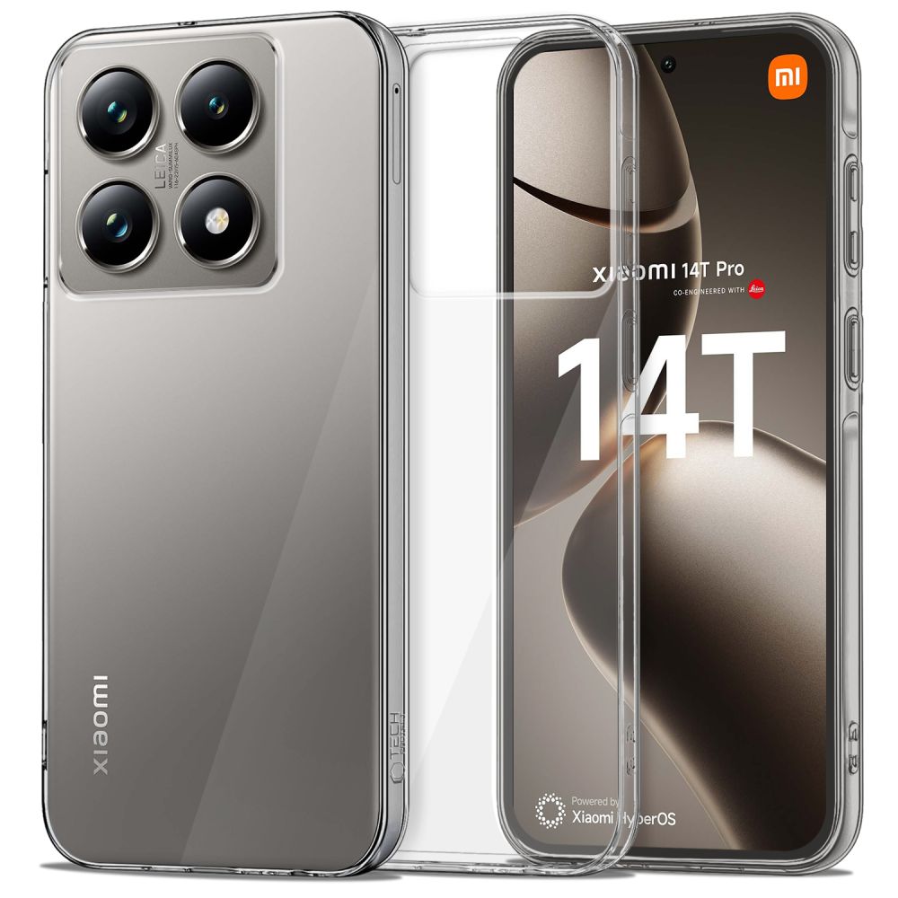 Skaidrus Tech-Protect FlexAir dėklas Xiaomi 14T Pro -- Xiaomi 14T Pro