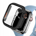 Tech-Protect Defense360 dėklas Apple Watch 46 mm – juodas/oranžinis -- Apple Watch 10 46 mm