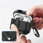 Tech-Protect Carbonox dėklas AirPods 4 – juodas -- AirPods 4