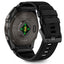 Tech-Protect nailoninis dirželis, skirtas Garmin Fenix ​​5X / 5X PLUS / 6X / 6X PRO / 7X / 8 (51 mm) – juodas -- Watch Straps