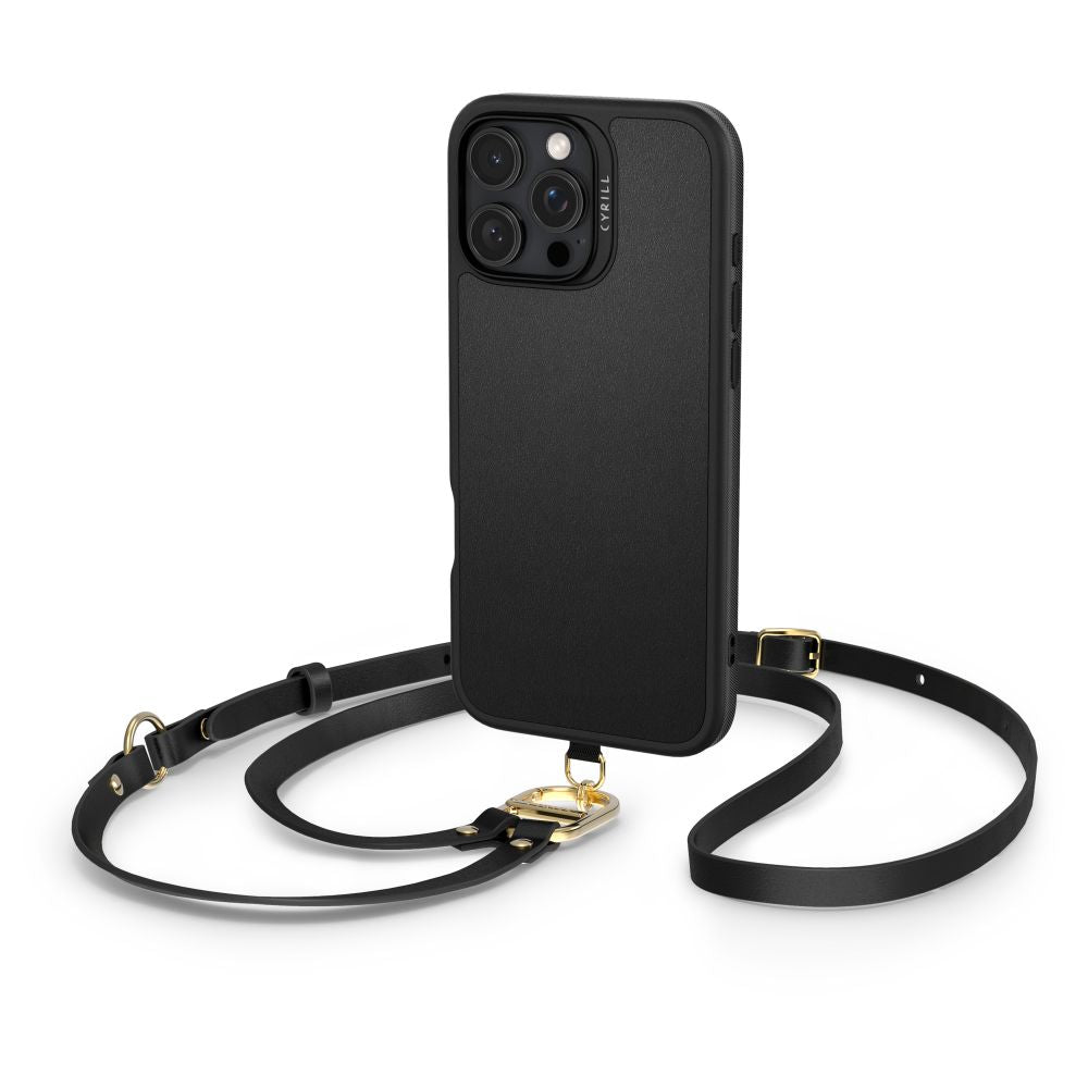 Spigen Cyrill Kajuk MagSafe dėklas iPhone 16 Pro – juodas