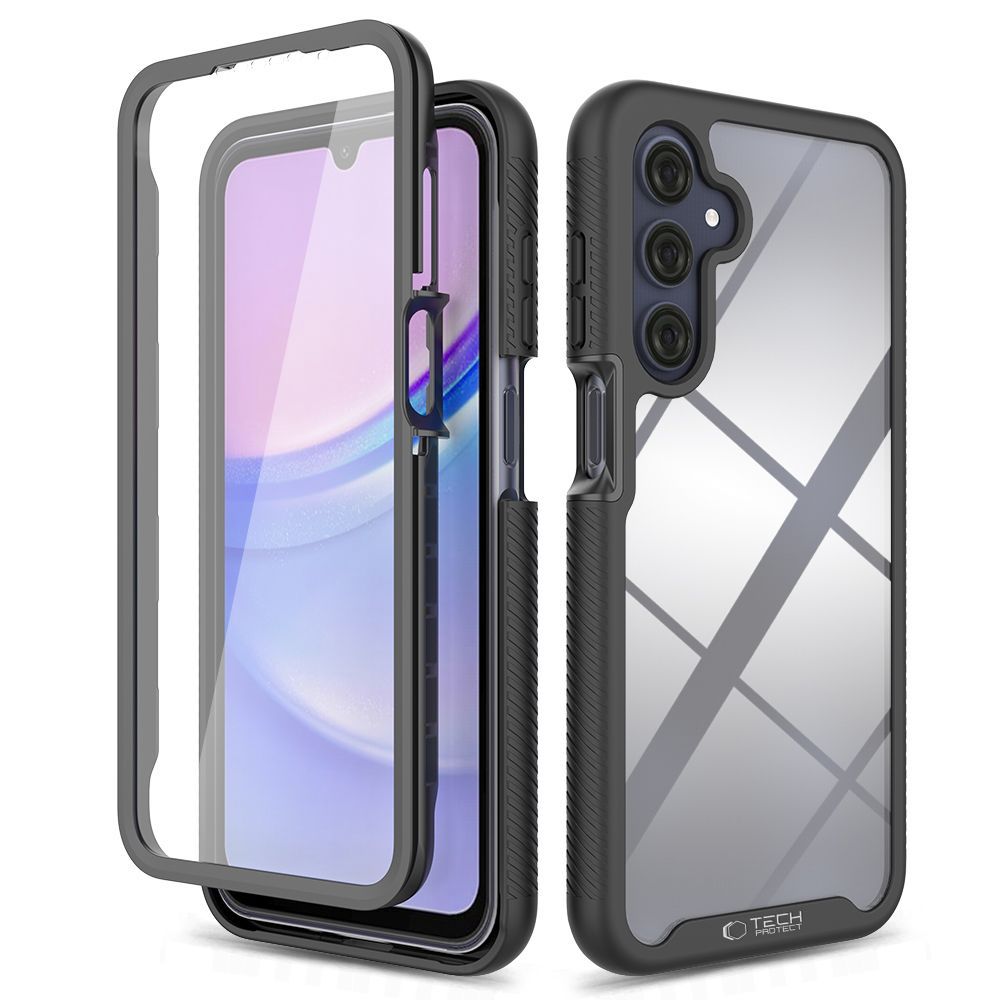 Tech-Protect Defense360 dėklas Samsung Galaxy A16 – juodas -- Samsung Galaxy A16