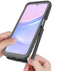 Tech-Protect Defense360 dėklas Samsung Galaxy A16 – juodas -- Samsung Galaxy A16