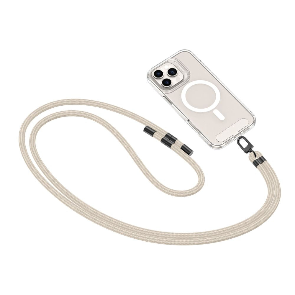 Tech-Protect C7S Rope Crossbody Strap Leash - smėlio spalvos -- Other phone accessories