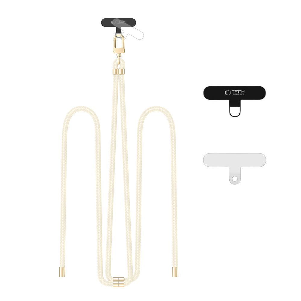 Tech-Protect C7S Rope Crossbody Strap Leash - smėlio spalvos -- Other phone accessories