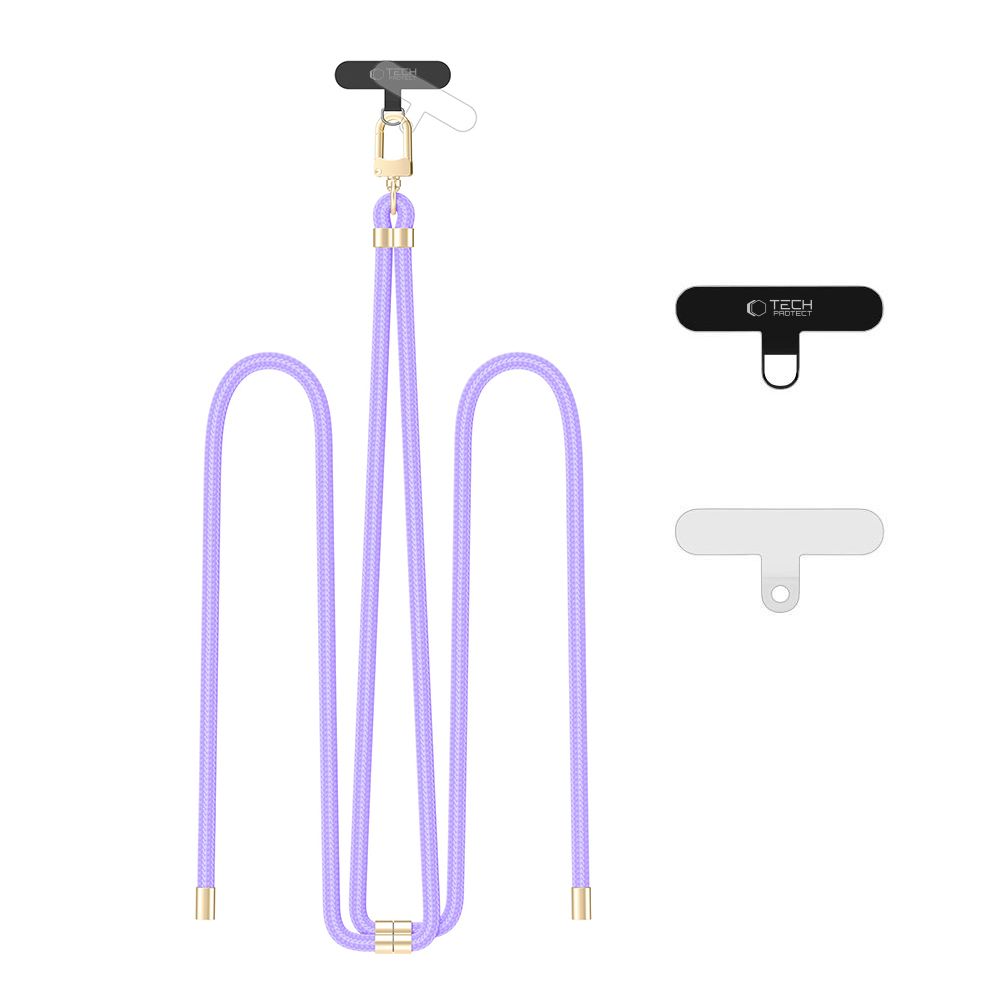 Tech-Protect C7S Rope Crossbody Strap Leash – violetinė -- Other phone accessories