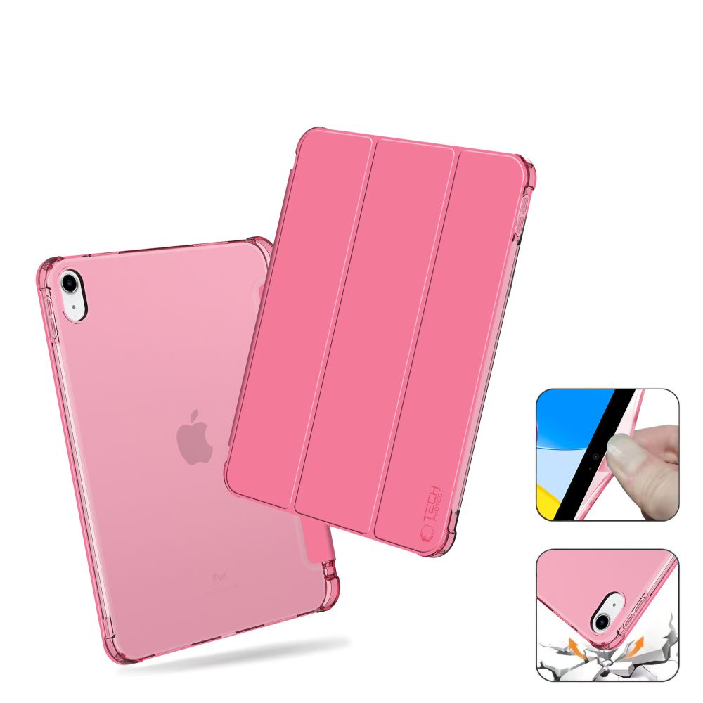 Tech-Protect SC Pen Hybrid dėklas iPad 10 2022 – rožinis -- iPad 10 2022