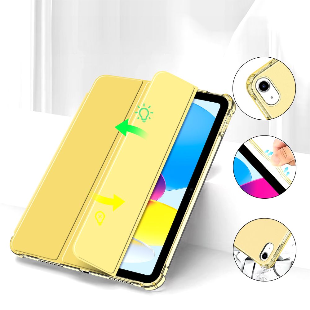 Tech-Protect SC Pen Hybrid dėklas iPad 10 (2022) – skaidrus -- iPad 10 (2022)