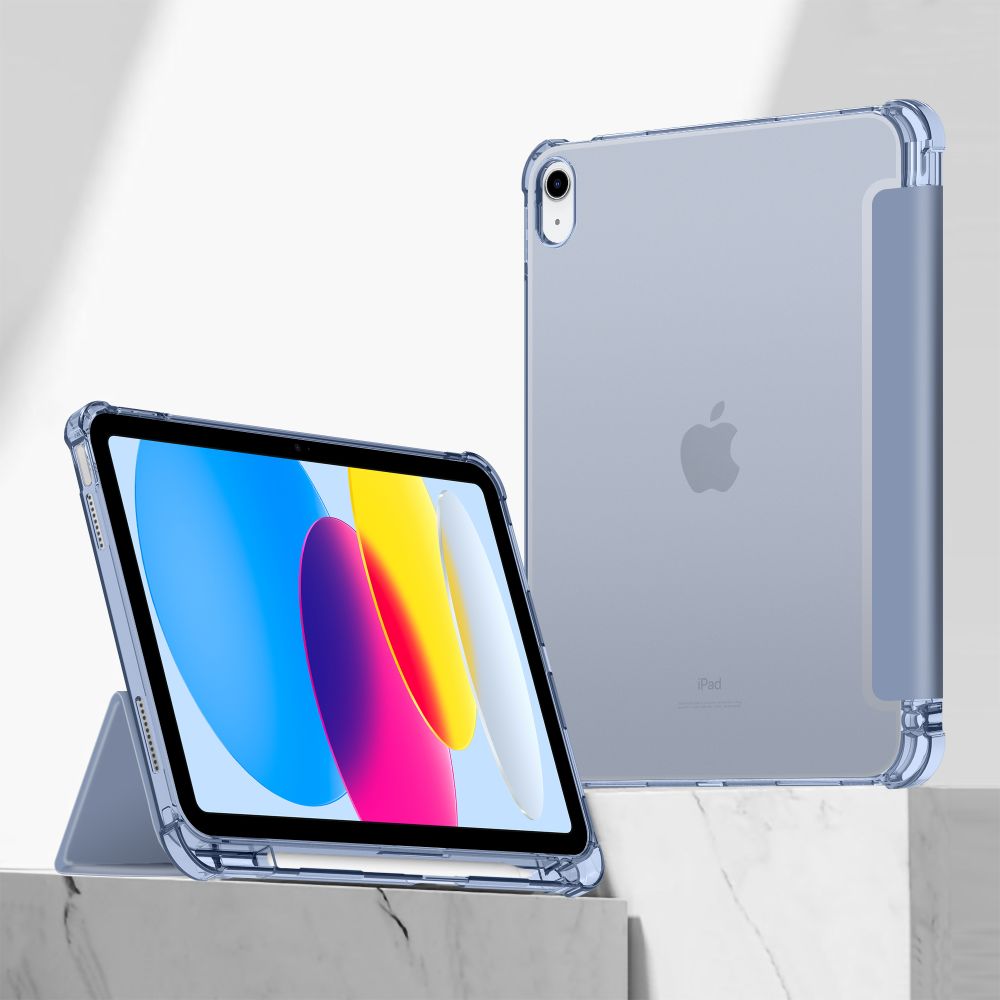 Tech-Protect SC Pen Hybrid dėklas iPad 10 (2022) – mėlynas, skaidrus -- iPad 10 (2022)