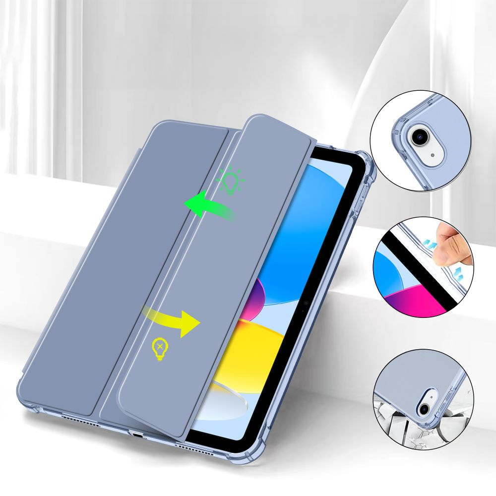 Tech-Protect SC Pen Hybrid dėklas iPad 10 (2022) – mėlynas, skaidrus -- iPad 10 (2022)