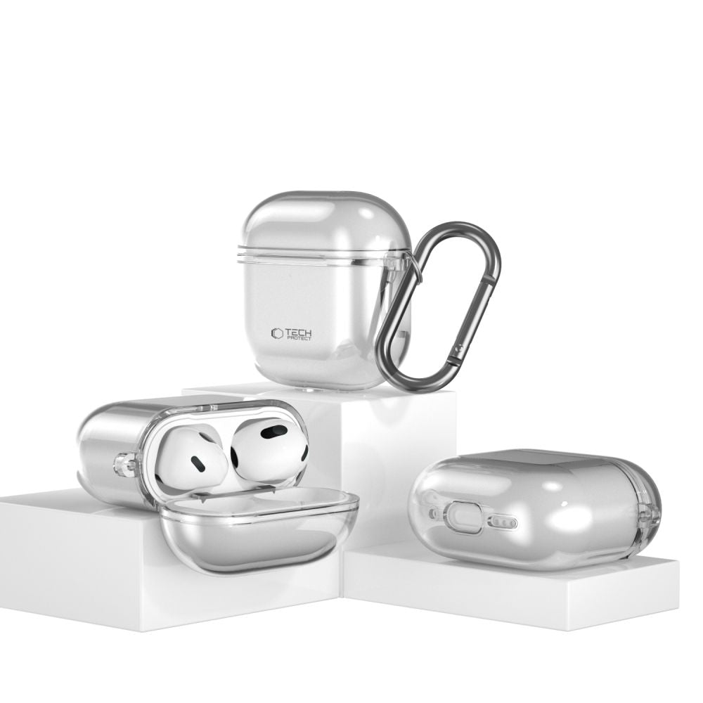 Tech-Protect FlexAir dėklas AirPods 4 – pilkas -- AirPods 4