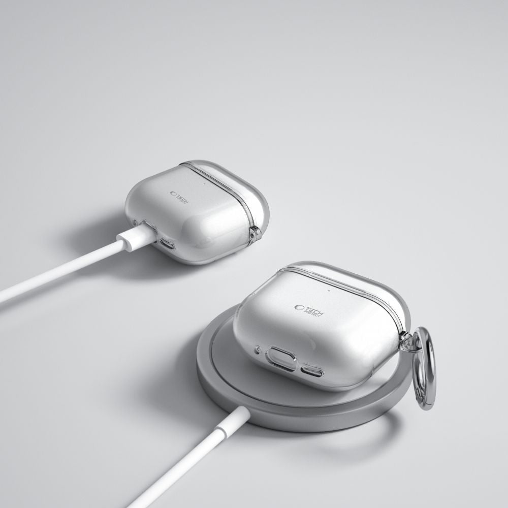 Tech-Protect FlexAir dėklas AirPods 4 – pilkas -- AirPods 4