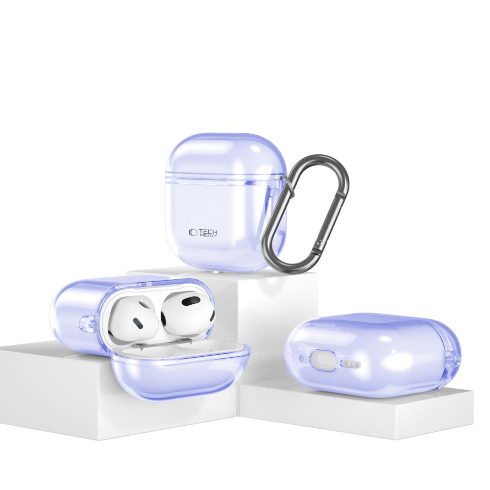 Tech-Protect FlexAir dėklas AirPods 4 – violetinis -- AirPods 4
