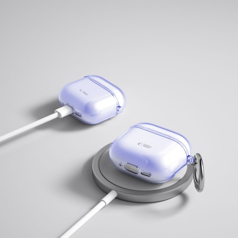 Tech-Protect FlexAir dėklas AirPods 4 – violetinis -- AirPods 4
