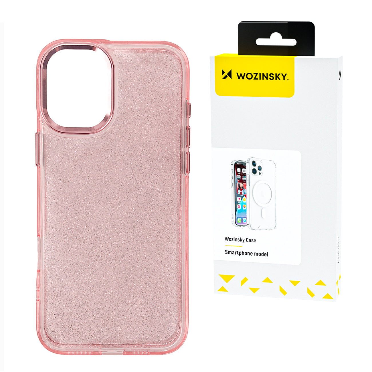 Wozinsky Glitter dėklas Samsung Galaxy S25 Ultra – rožinis
