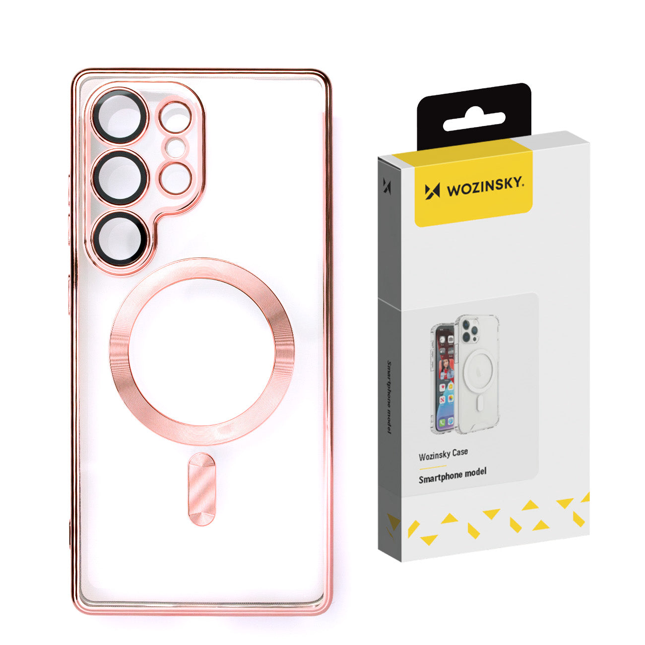 Wozinsky MagSafe dėklas Samsung Galaxy S25+ – rožinis