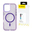 Wozinsky blizgus MagSafe dėklas Galaxy S25 – violetinis