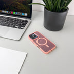 MagSafe dėklas Samsung Galaxy S25 – rožinis