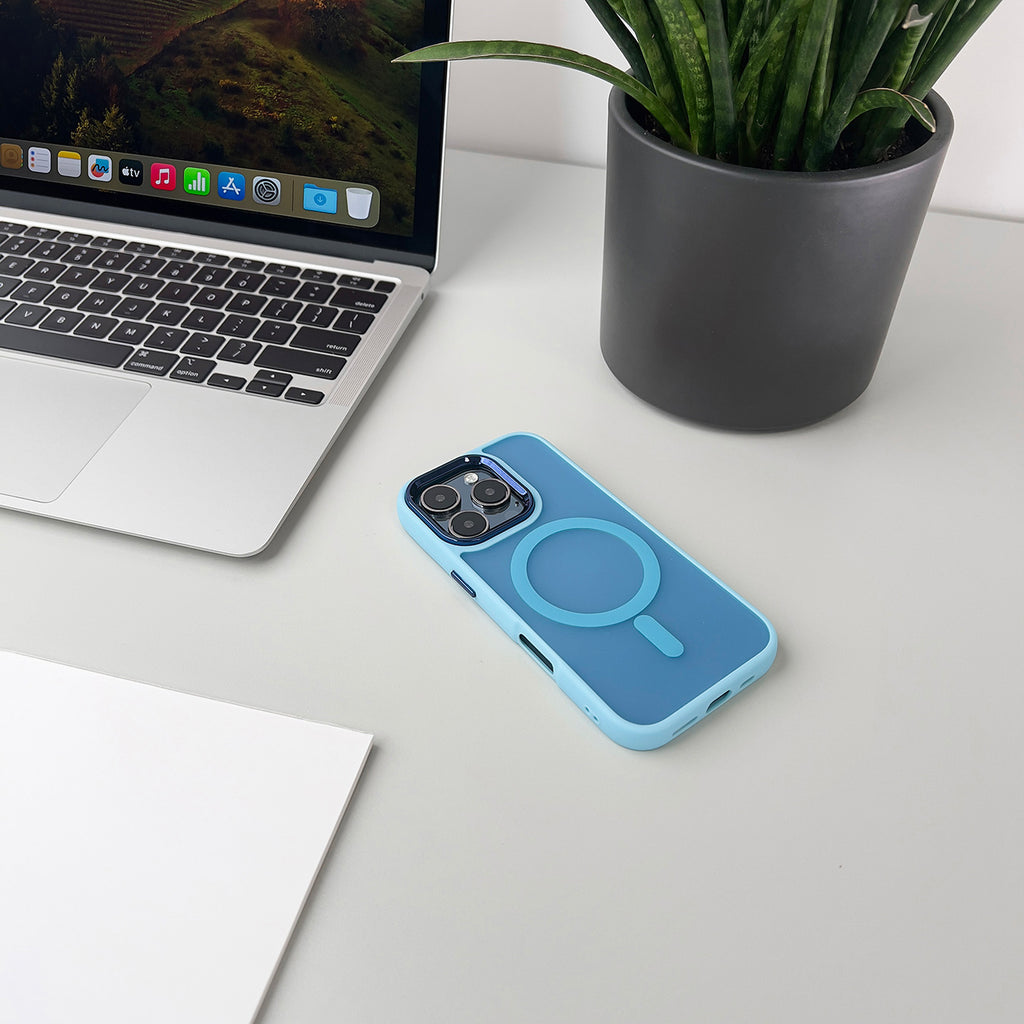 Wozinsky MagSafe dėklas Samsung Galaxy S25 – mėlynas