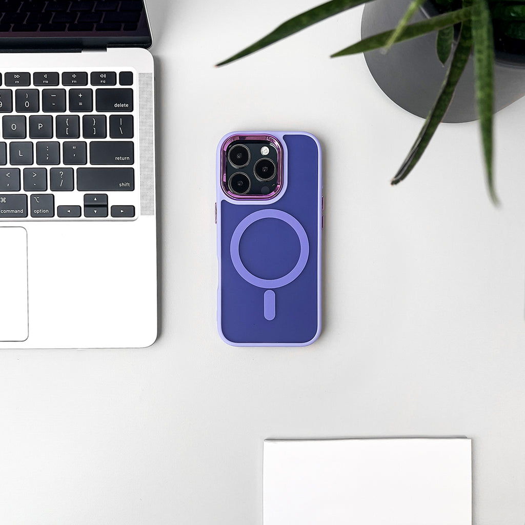 Wozinsky MagSafe dėklas Samsung Galaxy S24 FE – violetinis