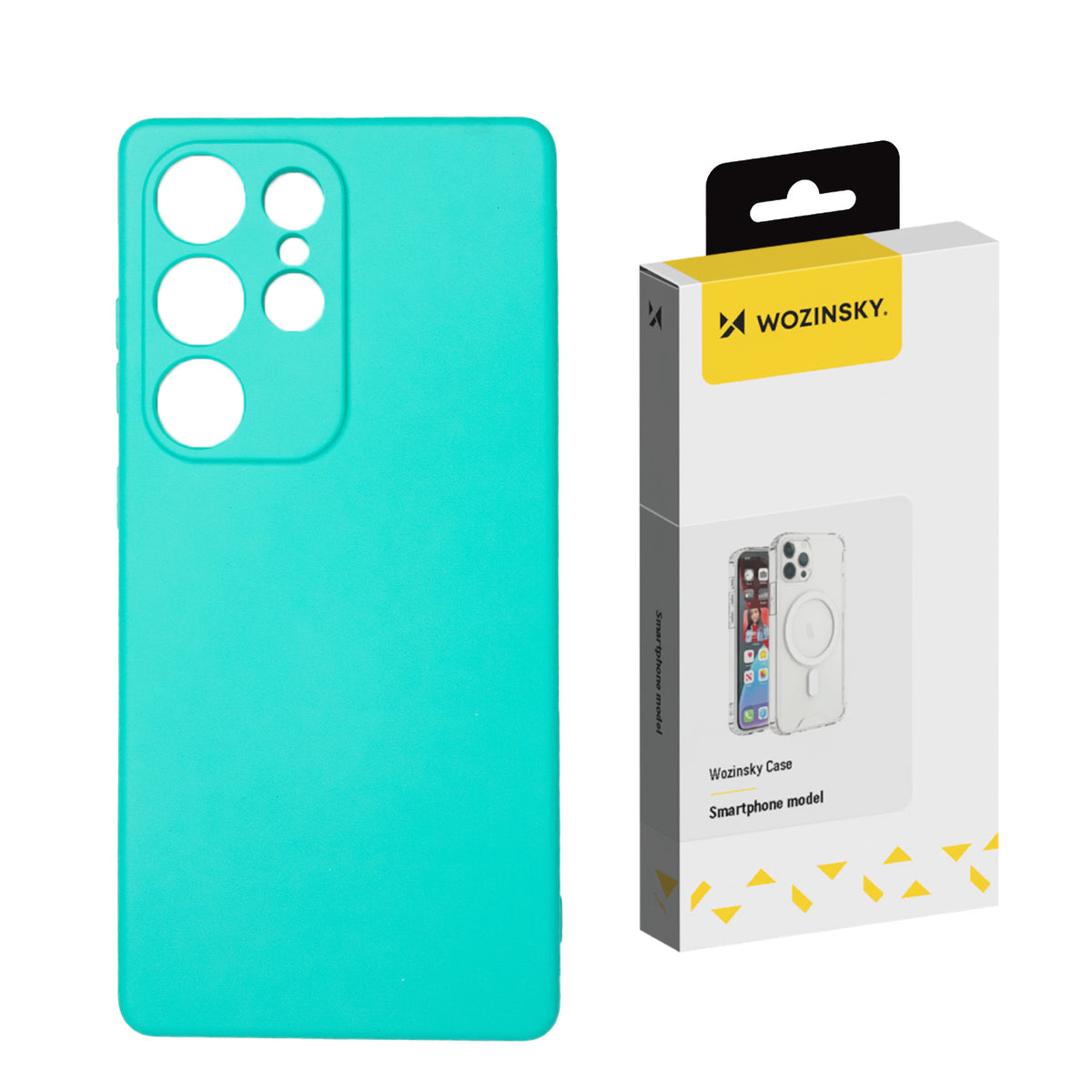 Wozinsky silikoninis dėklas Samsung Galaxy S24 FE – mėtų