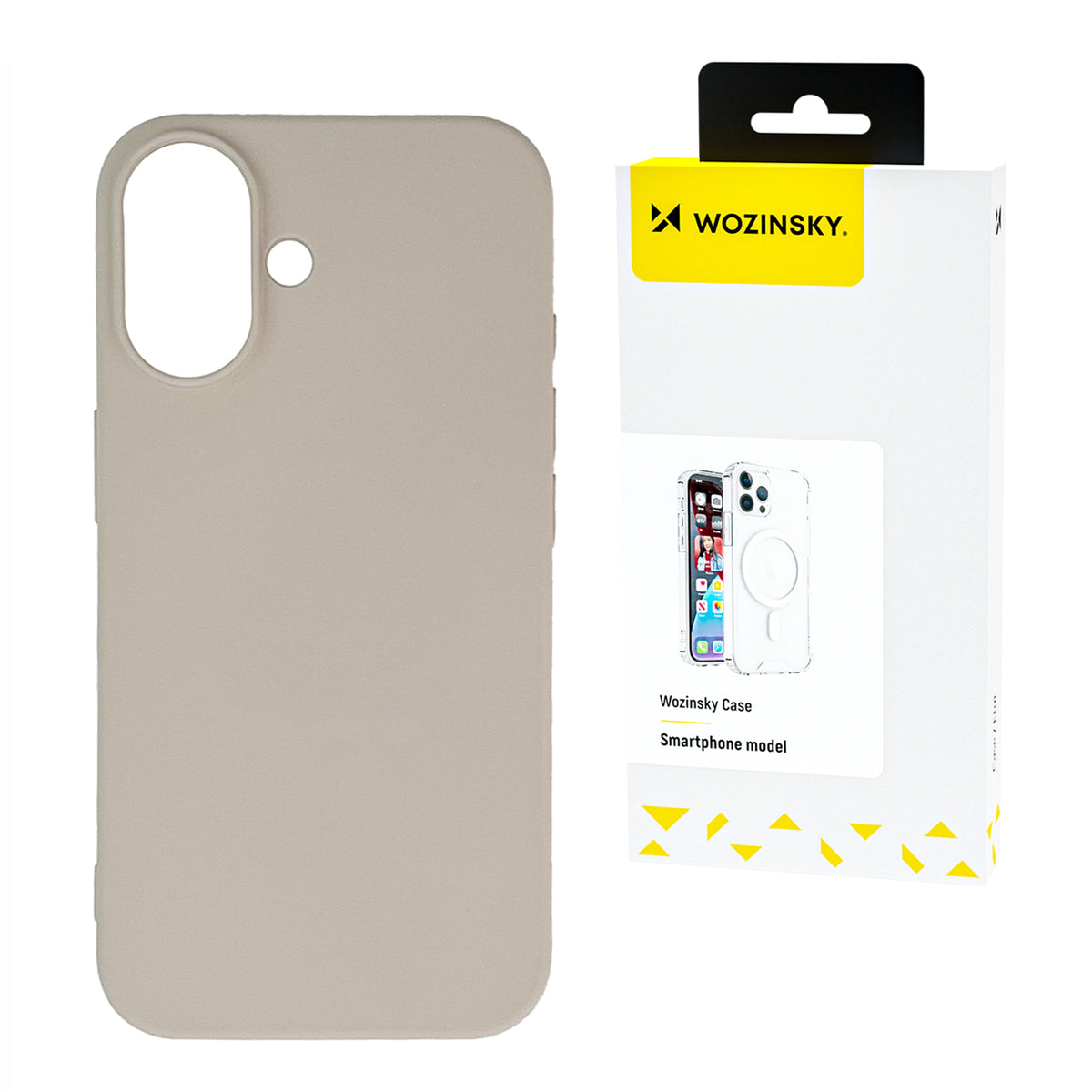 Wozinsky silikoninis dėklas Samsung Galaxy S24 FE – smėlio