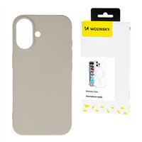 Wozinsky Silicone Case for Samsung Galaxy S24 FE - Beige