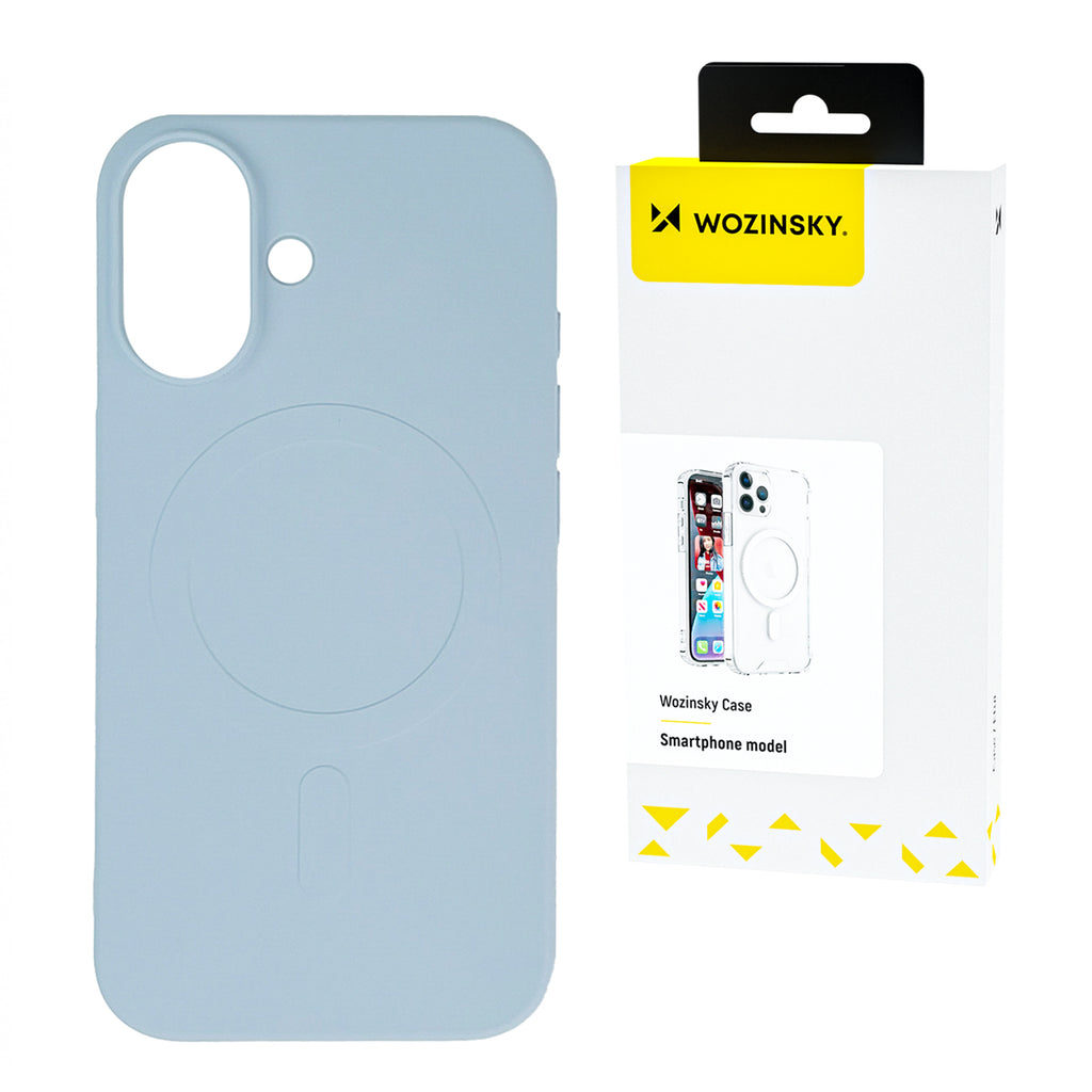 Wozinsky MagSafe silikoninis dėklas Galaxy S24 FE – mėlynas